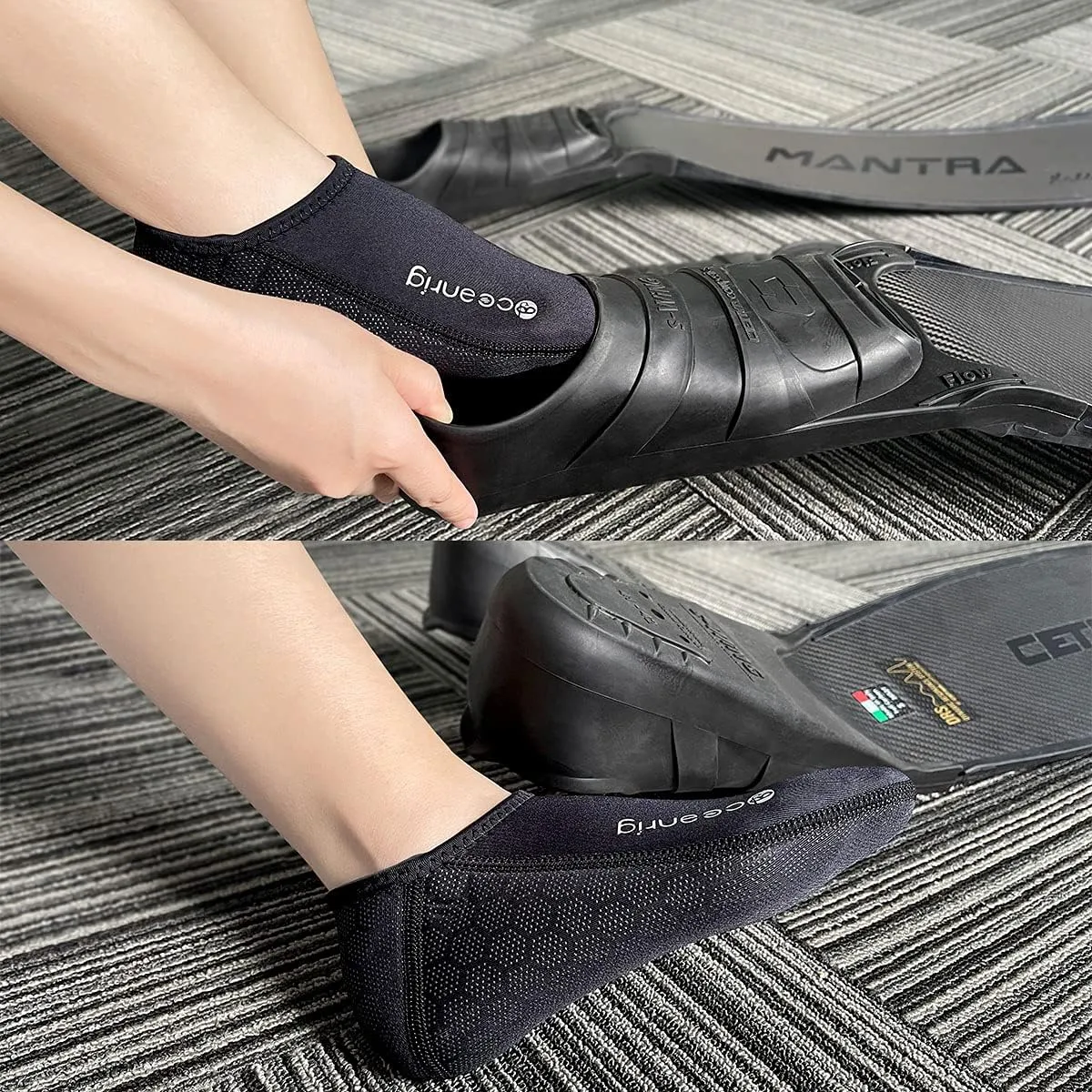 Free Diving Socks 2.5mm Neoprene Wetsuit Socks Thermal Water Socks Fin Socks for Snorkeling Surfing Swimming