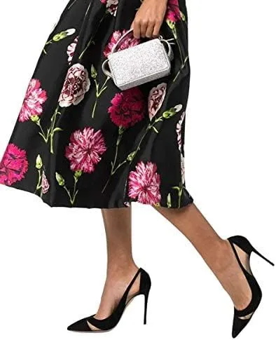 FSJ Women Elegant Mesh High Heel Pump Pointed Toe Stiletto Thin Slip on Dress Prom Party Ladie Shoes Size 4-15 US