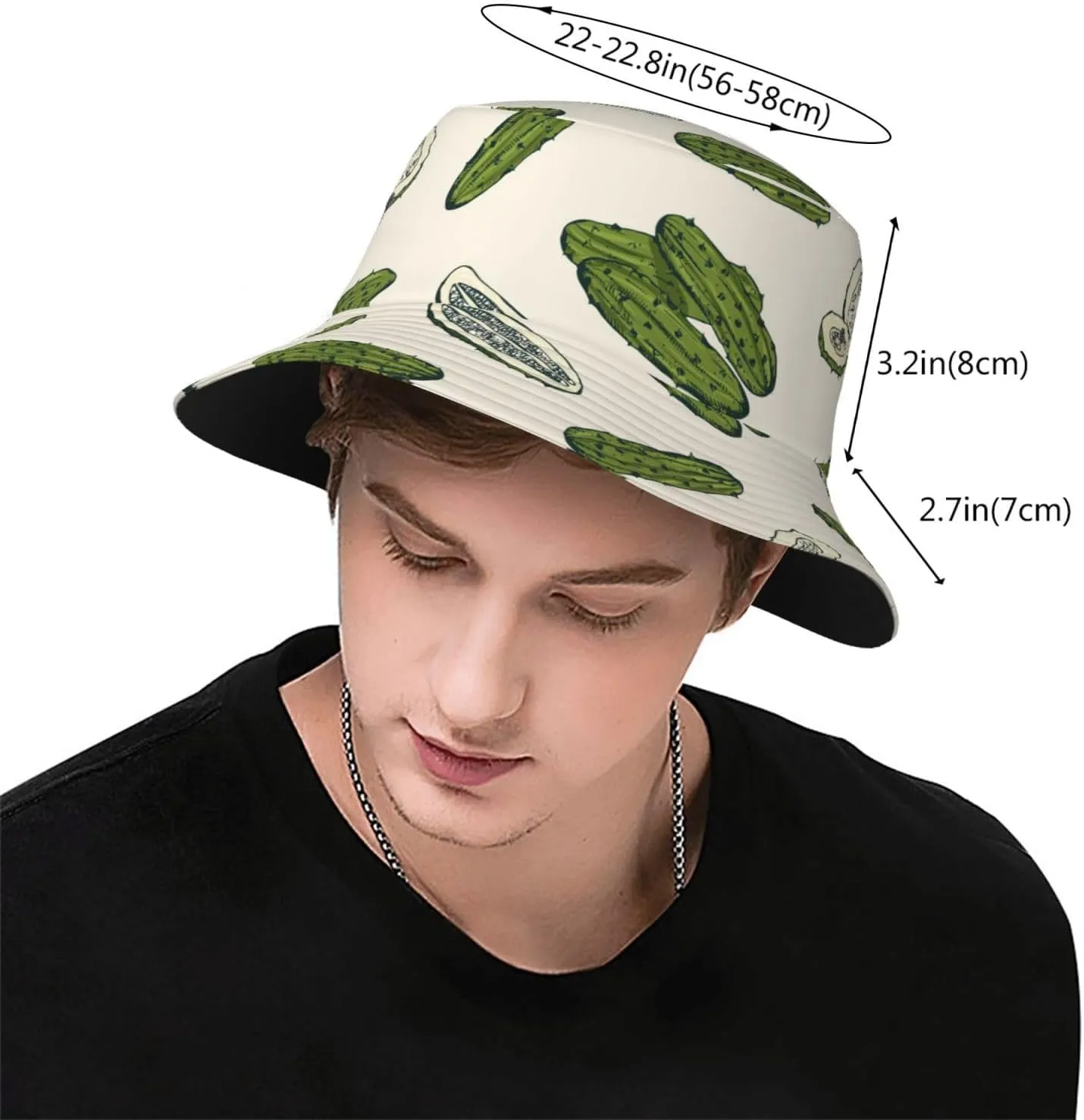 Funny Bucket Hat for Men Women Fashion Unisex Fishing Hat Fisherman Sun Caps Headwear for Outdoor Summer Travel Hiking Beach