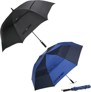 G4Free 62 Inch Automatic Open Golf Umbrella Extra Large Oversize Double Canopy Vented Windproof Waterproof Umbrella for Men Women