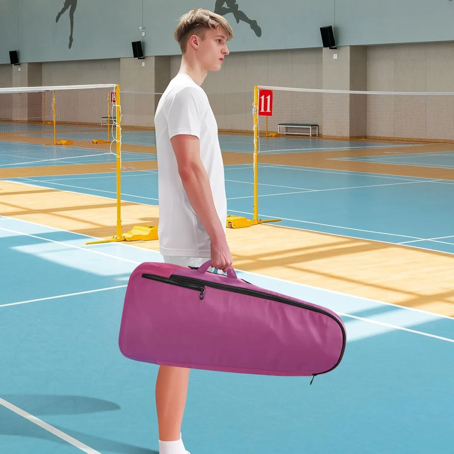 GAIGEO Polka Dot Racket Bag, Multilayer Design Badminton Bag, Sports and Daily Use