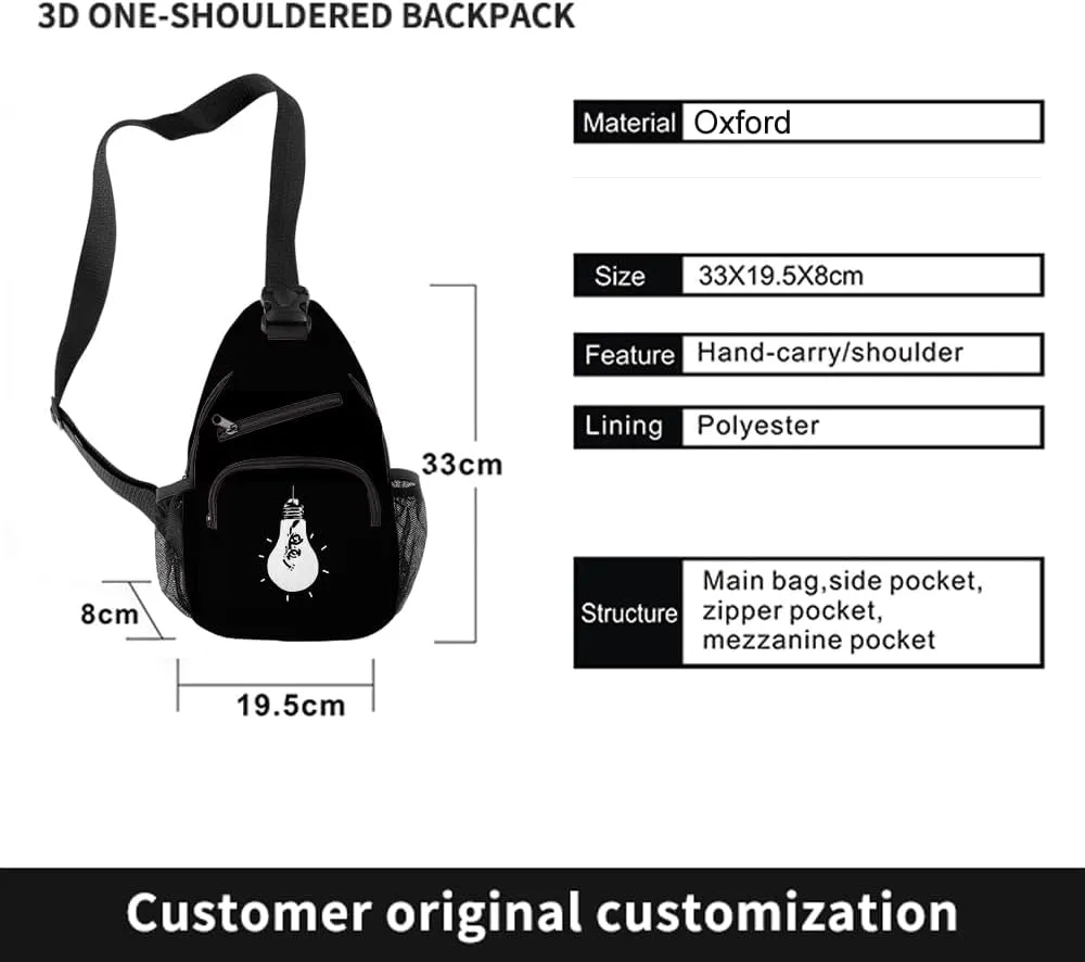 Game Omori Merch Backpack Three-piece Sets Casual Fashion Kpop Bags Travel Daypacks (Black-Suit)