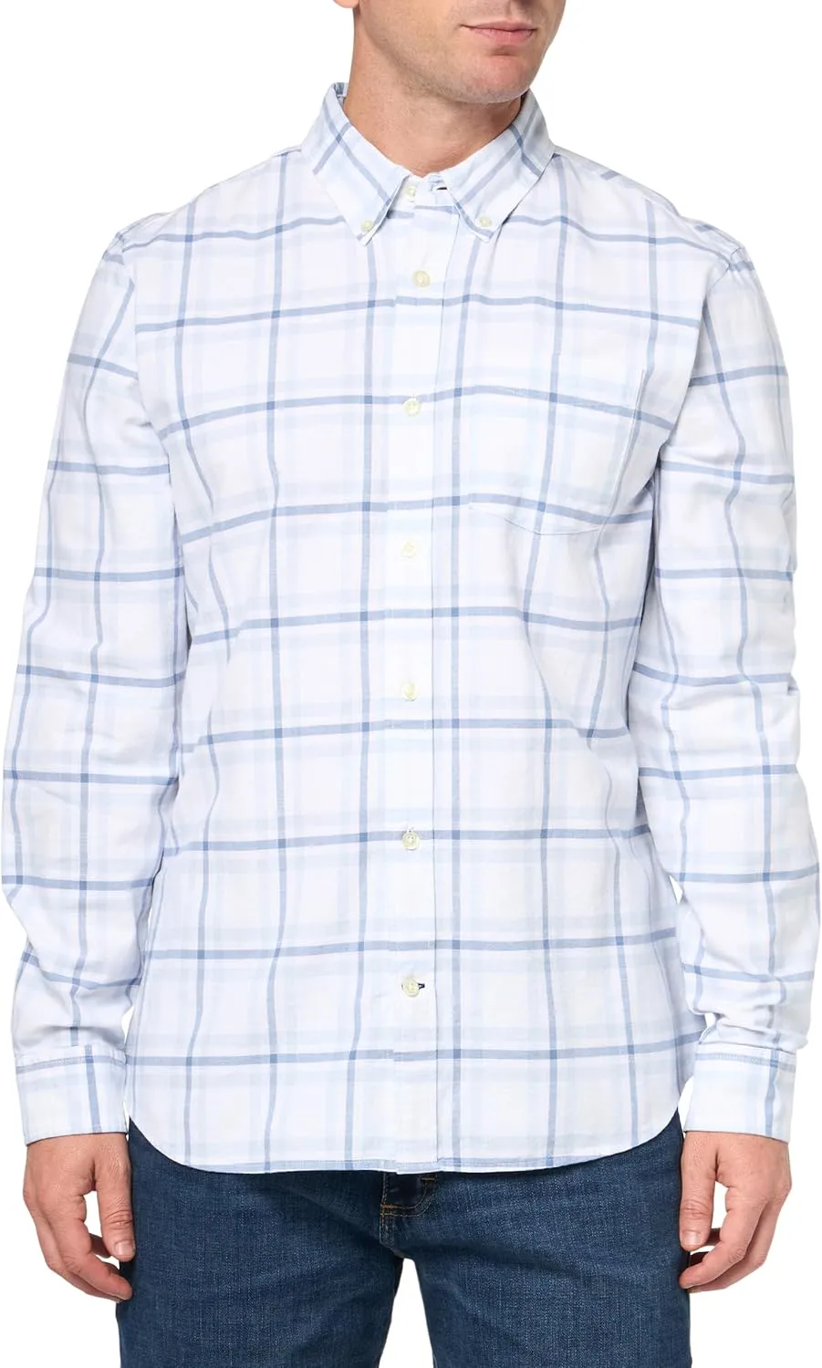 GAP Men's Long Sleeve Oxford Button Down Shirt