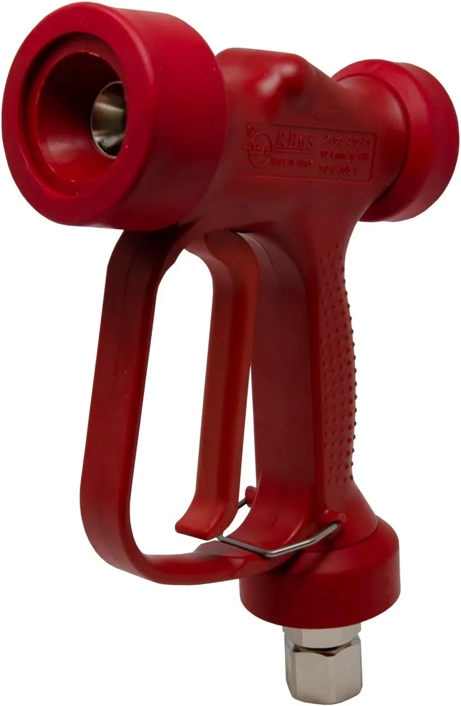 General Pump YG1635SR 350 PSI @ 16 GPM Red High Flow Rear Entry Wash Down/Soft Wash Spray Gun with SS Swivel Pin