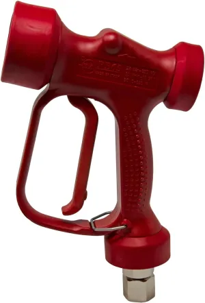 General Pump YG1635SR 350 PSI @ 16 GPM Red High Flow Rear Entry Wash Down/Soft Wash Spray Gun with SS Swivel Pin