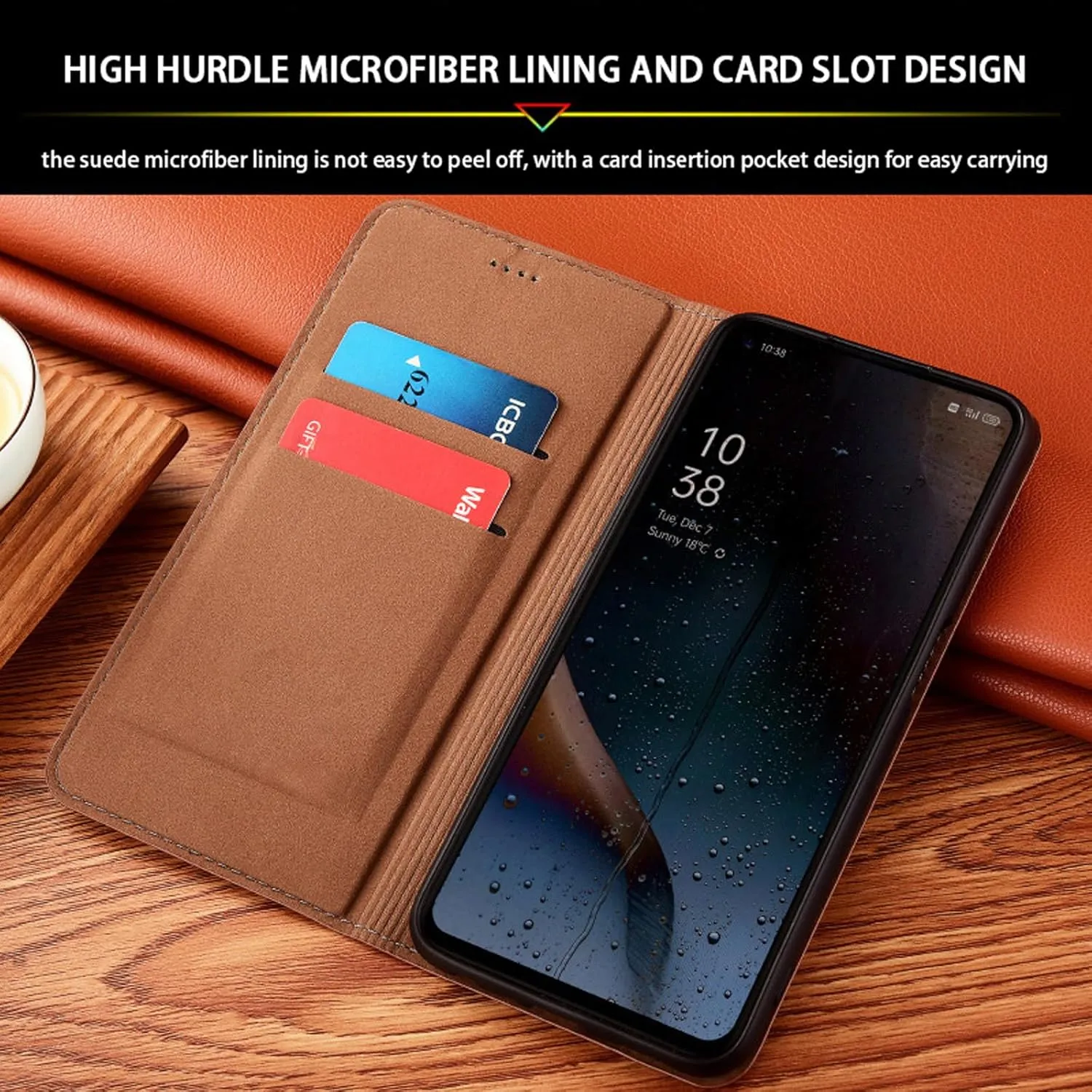 Genuine Leather Case for Samsung Galaxy S25 Ultra/S25 Plus/S25, Crocodile Pattern Flip Wallet Stand Case Full Body Protection Cover,Brown,S25