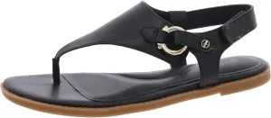 Giani Bernini Womens Nennie Faux Leather Padded Insole Thong Sandals