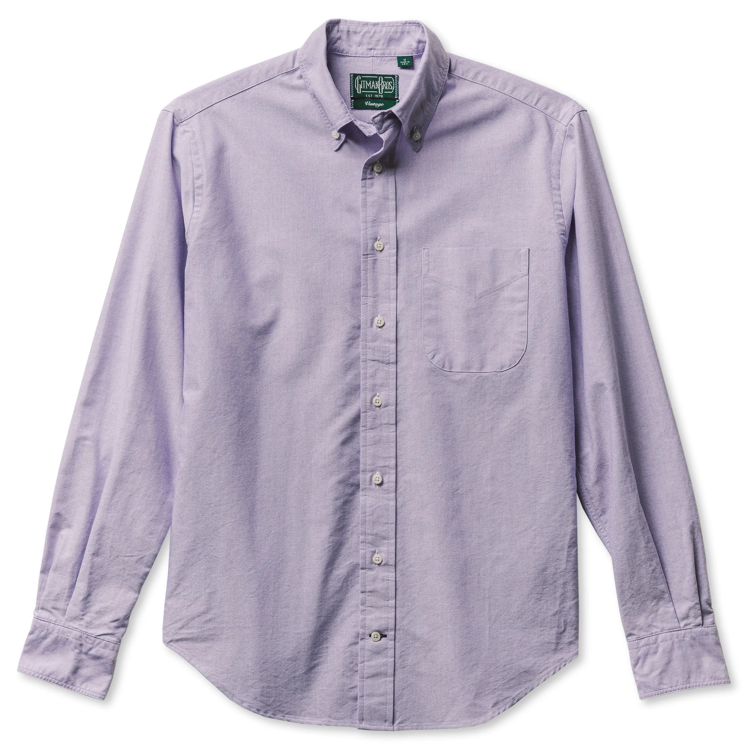 GITMAN VINTAGE - OXFORD LAVENDER SHIRT