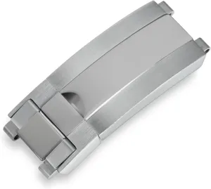 Glide-Lock Deployment Clasp for Rolex Sea-Dweller Deepsea - 316L Stainless Steel Dive Watch Buckle for Submariner, Oyster Perpetual Strap Accessories
