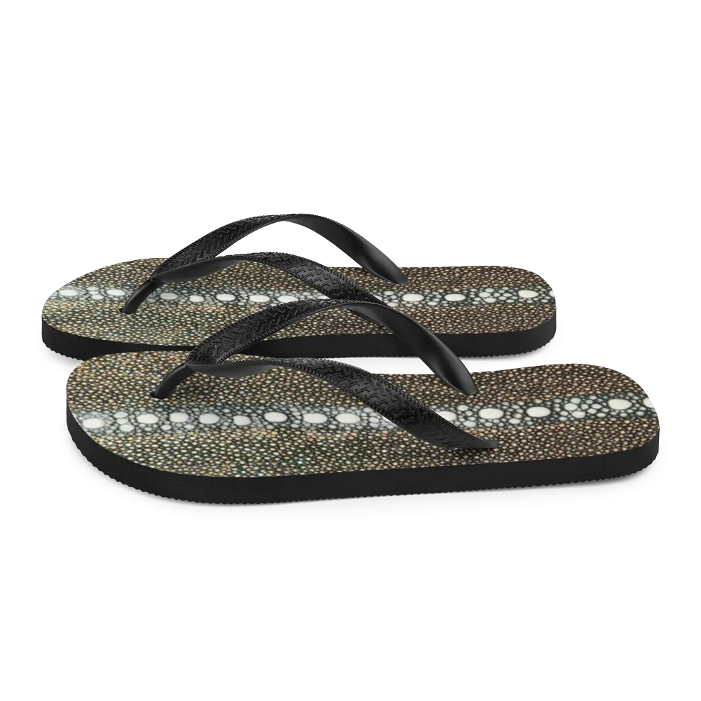 Golden Eagle Ray Flip Flop