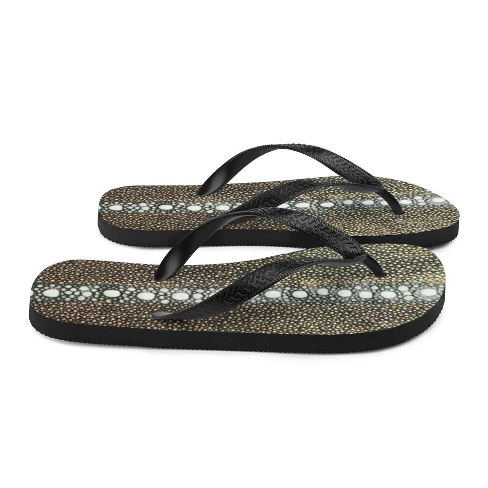 Golden Eagle Ray Flip Flop