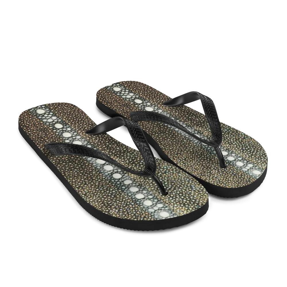 Golden Eagle Ray Flip Flop