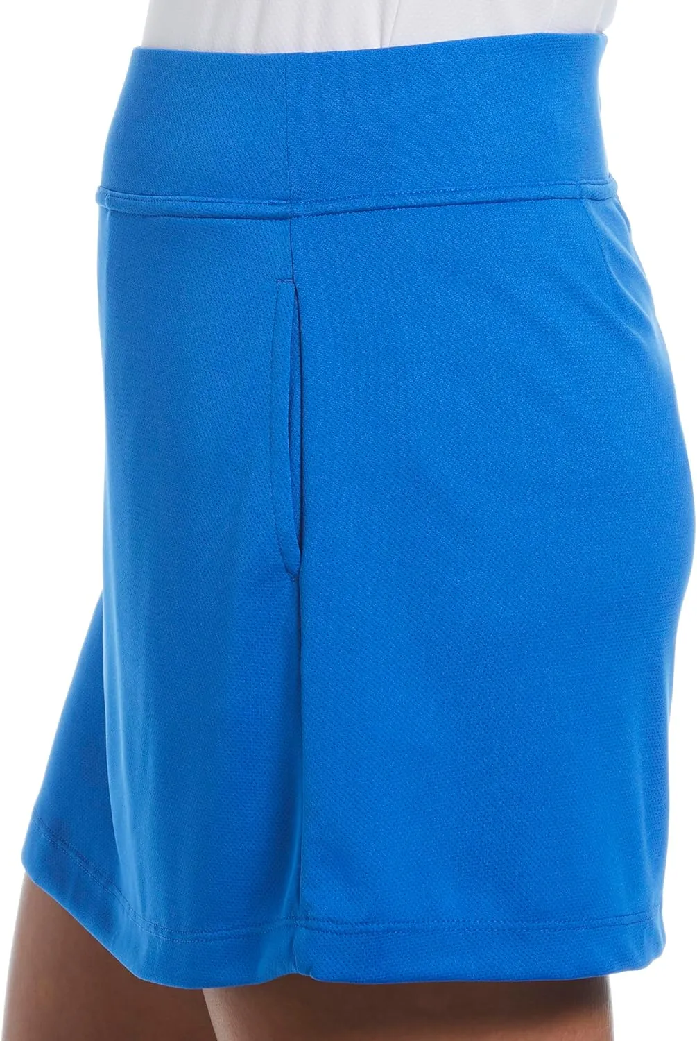 Grand Slam Women's 16" Solid Golf Skort with Power Mesh, Ventilated, Moisture-Wicking Fabric