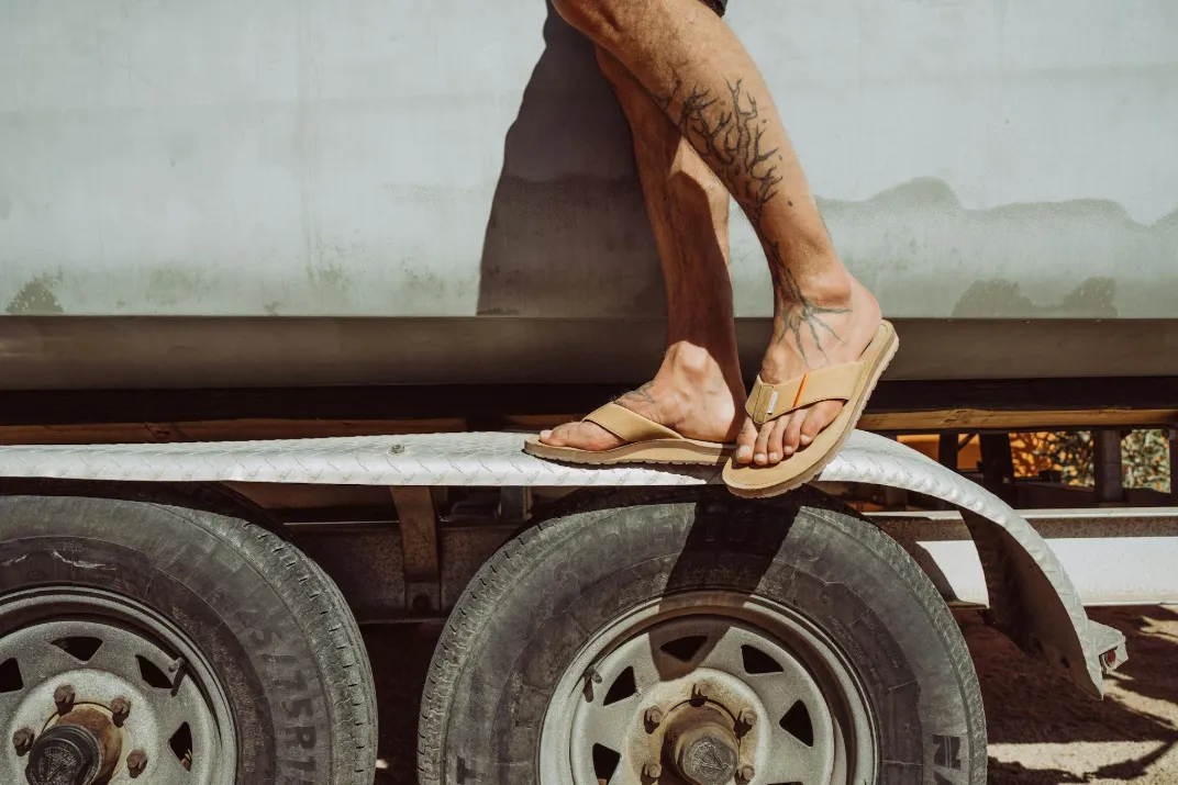 Grundens Mudflats Leather Sandal