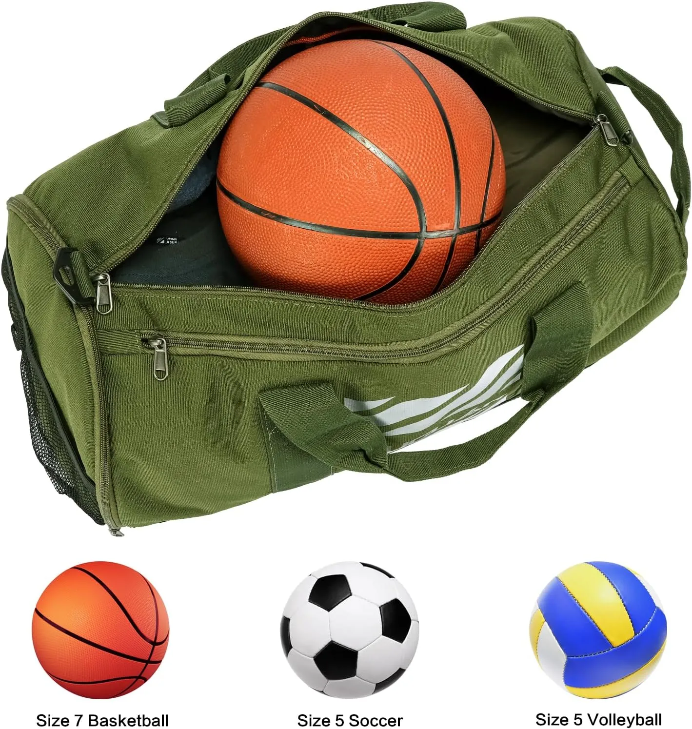 Gym Bag for Men Women with Wet Pocket & Shoe Compartment Travel Duffle Bag Man Sport Basketball Football Bag Weekend Overnight Duffel Bag Gym Tote bag 40L, Black