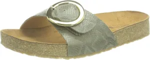 HAFLINGER Women's Flip-Flop, Taupe, 9