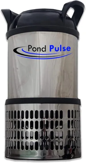 HALF OFF PONDS Pond Pulse 15,000 GPH Submersible Waterfall Pump – Hybrid Drive Pond Pump with 30' Cord – Energy Efficient, Fish Safe,15' Max Head, for Skimmers & Large Water Features