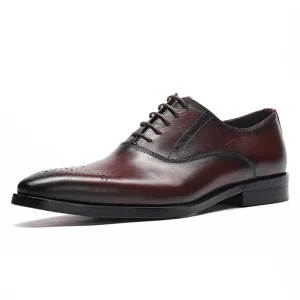 Handmade Leather Classic Oxford Dress Shoes