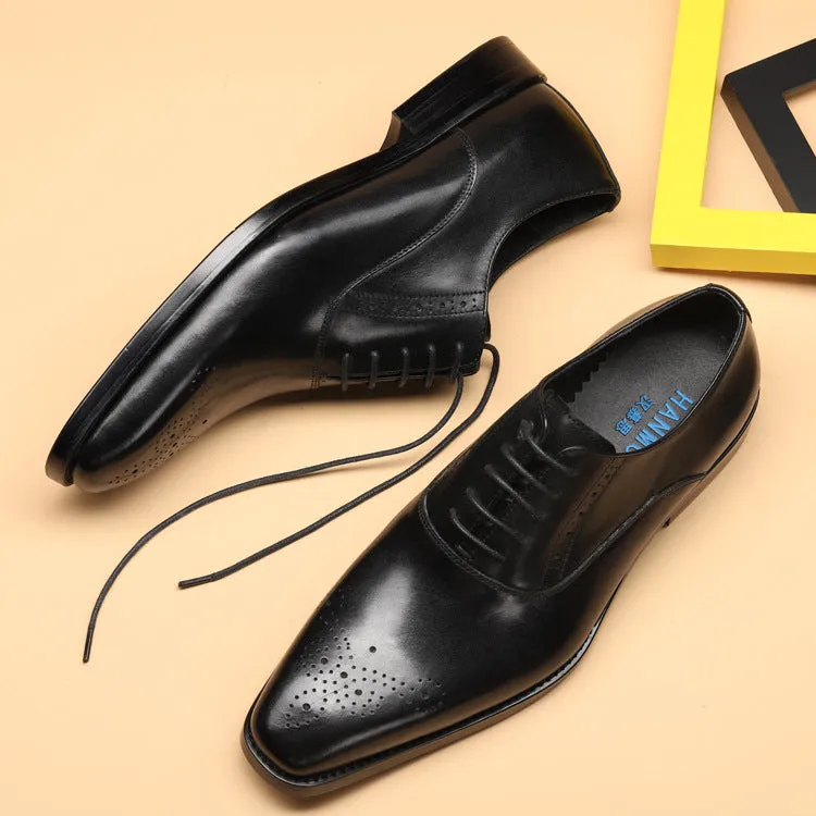 Handmade Leather Classic Oxford Dress Shoes