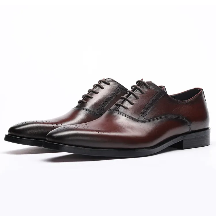 Handmade Leather Classic Oxford Dress Shoes