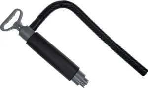 Happyyami 1set Professional Manual Kayak Water Pump Kit Lightweight Hand Bilge Pump for Kayaks Boats Dinghies Easy to Carry Essential Safety Equipment to Prevent Capsizing Includes Hose
