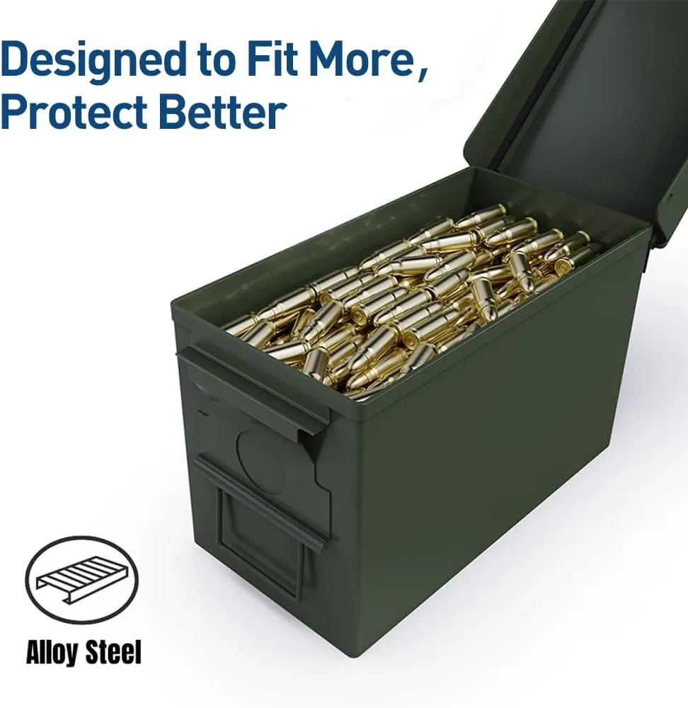HARDROCK Metal Ammo Can, Ammo Box