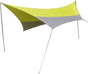 Heavy-Camping Tarp,Portable Camping Shelter, Hammock Rain Fly Tent Tarp 500 * 450cm Oxford 210D Camping Shelter Lightweight Camping Tarp
