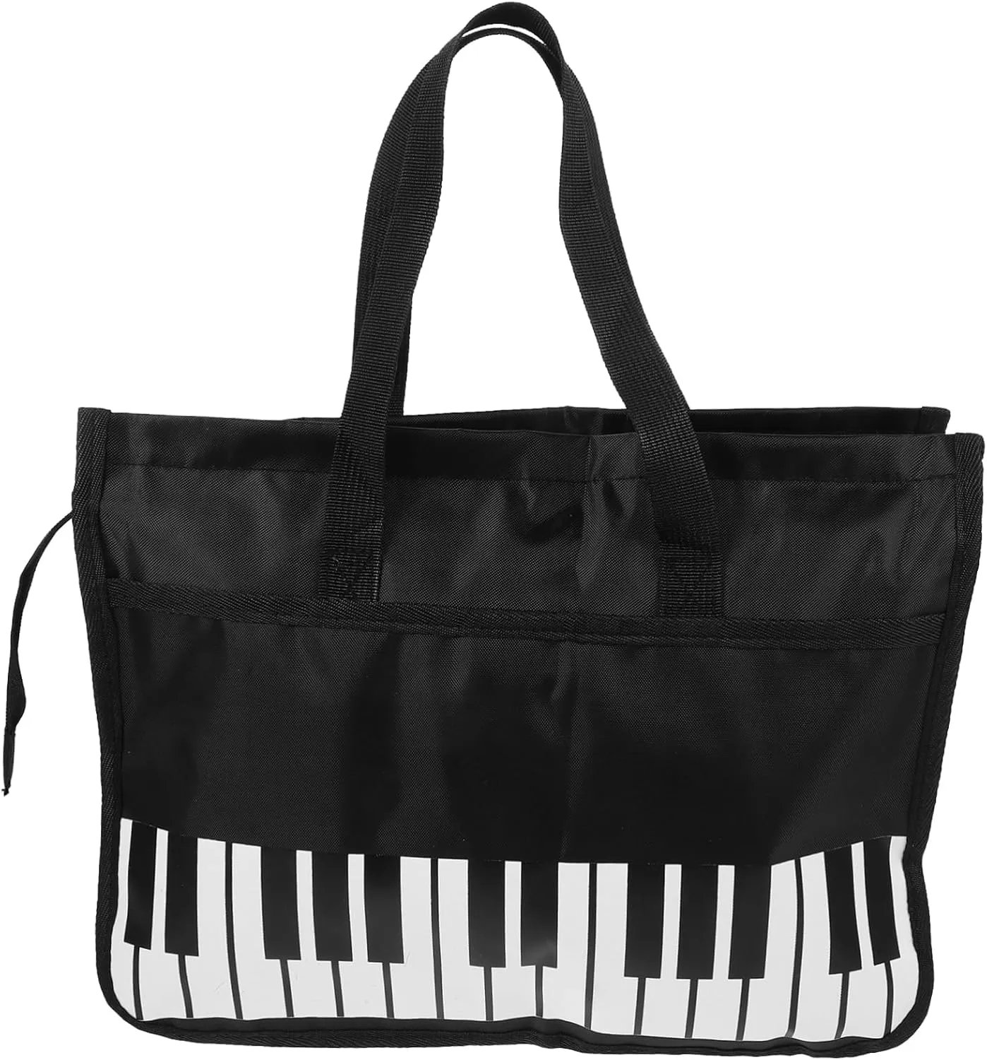 Hemoton Music Score Holder Bag Violin Score Storage Bag Guitar Notes Case Stylish Piano Pattern Design