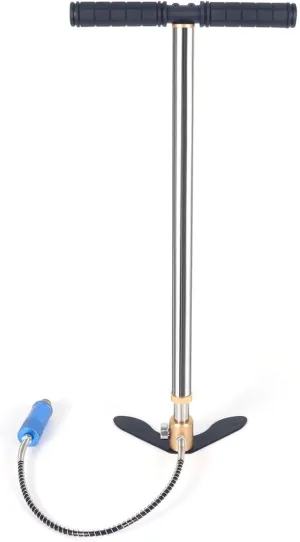 High-Pressure Hand Pump 3 Stage Airgun 4500PSI Stainless Steel Hand Air Pump for Paintball, PCP, Scuba Tank
