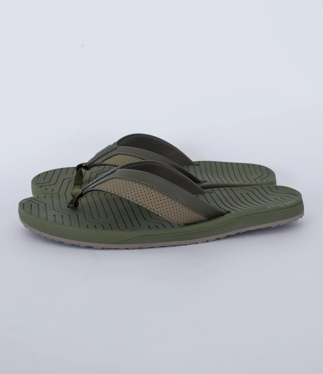 Hurley Unisex-Adult Dawn Flip-Flops Green/Blue 8 M