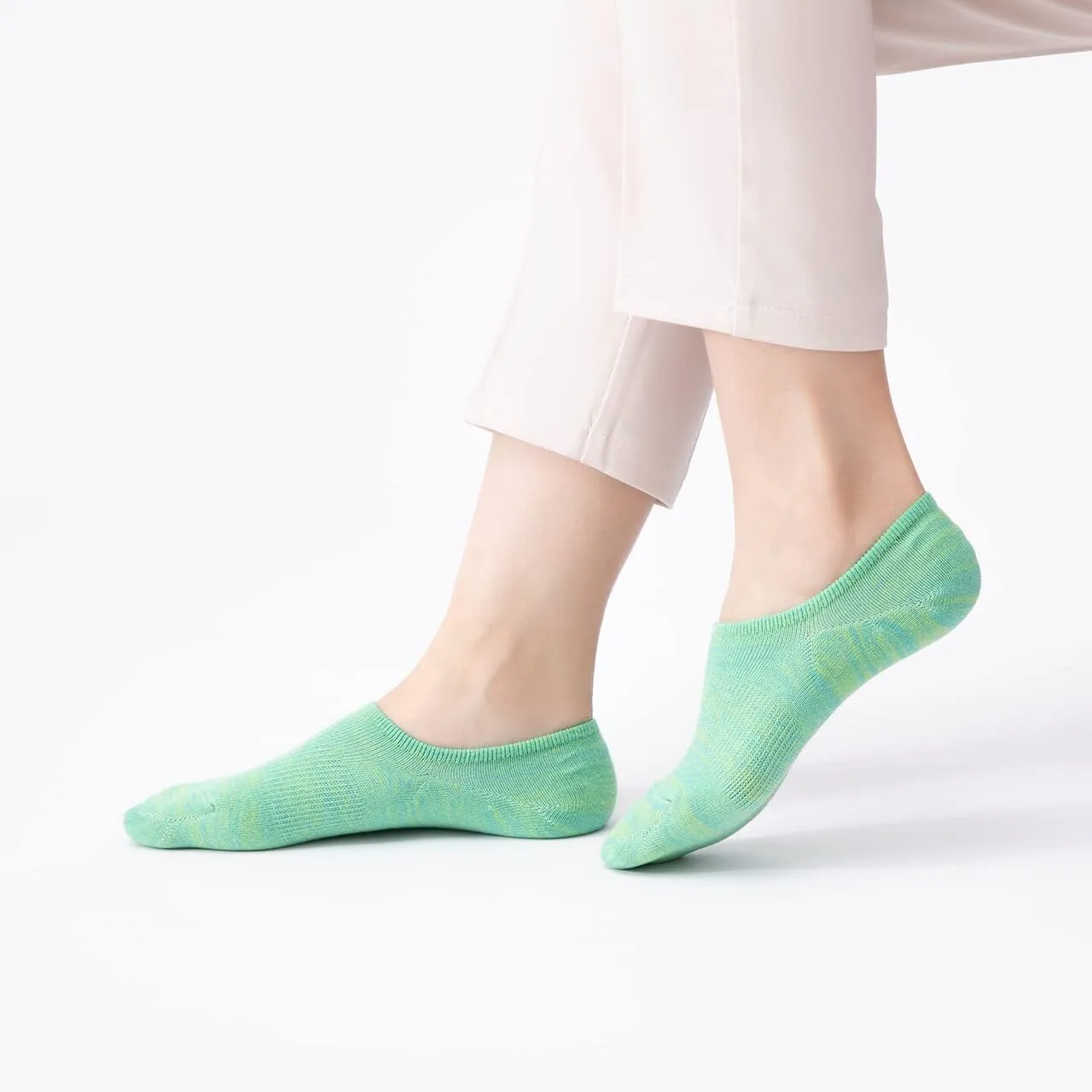 IDEGG No Show Socks Womens and Men Low Cut Ankle Short Anti-slid Athletic Running Novelty Casual Invisible Liner Socks