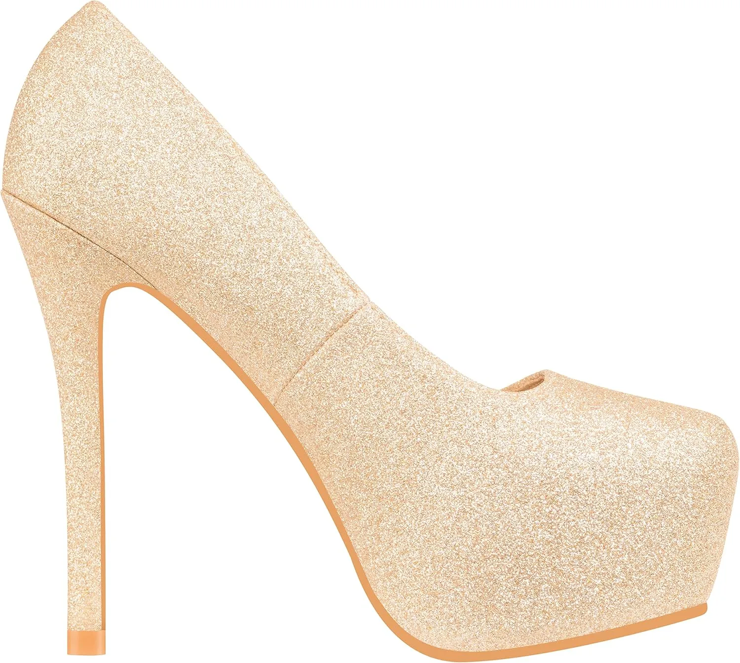 ILLUDE Women's High Heel Pump Closed Toe Platform Heels Pumps Shoes - Swan