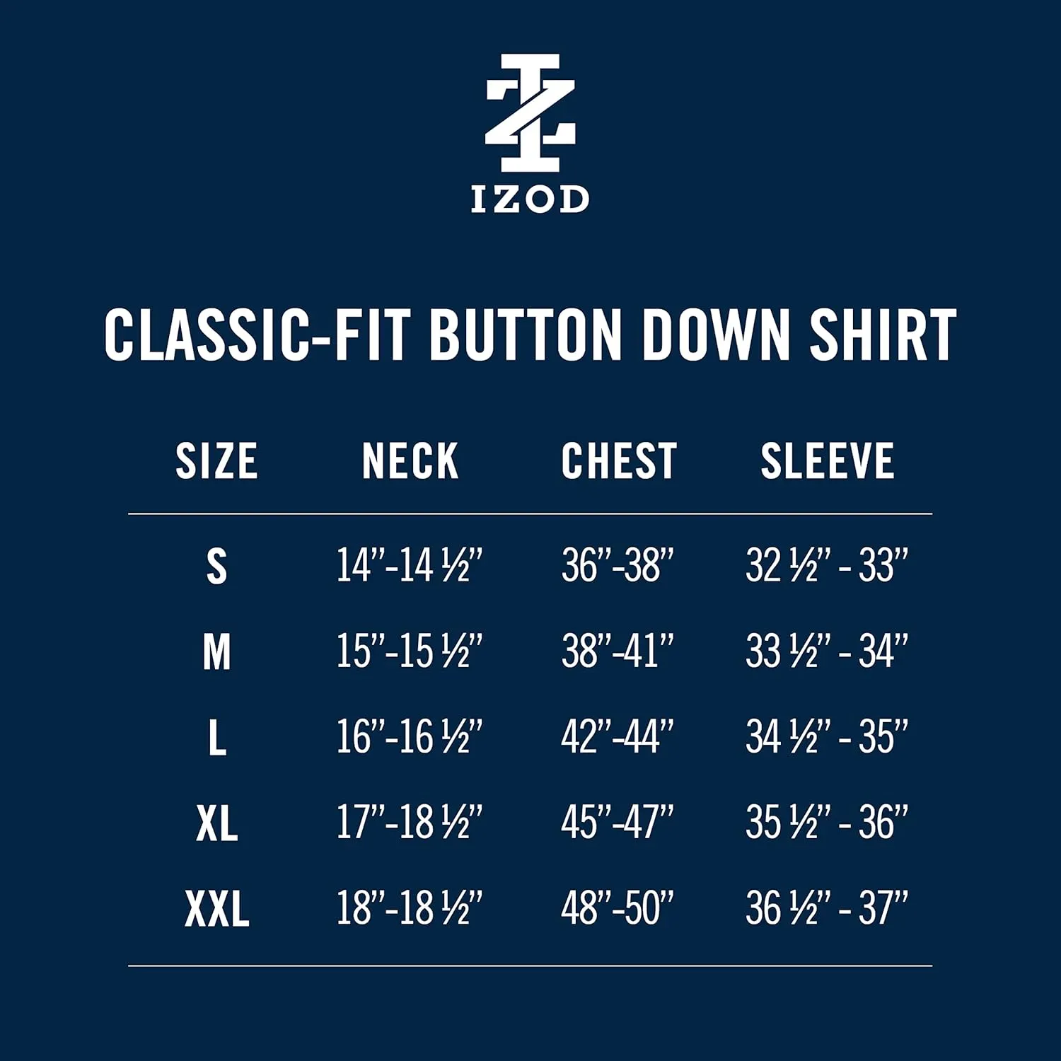 IZOD Men's Button Down Long Sleeve Stretch Performance Solid Shirt