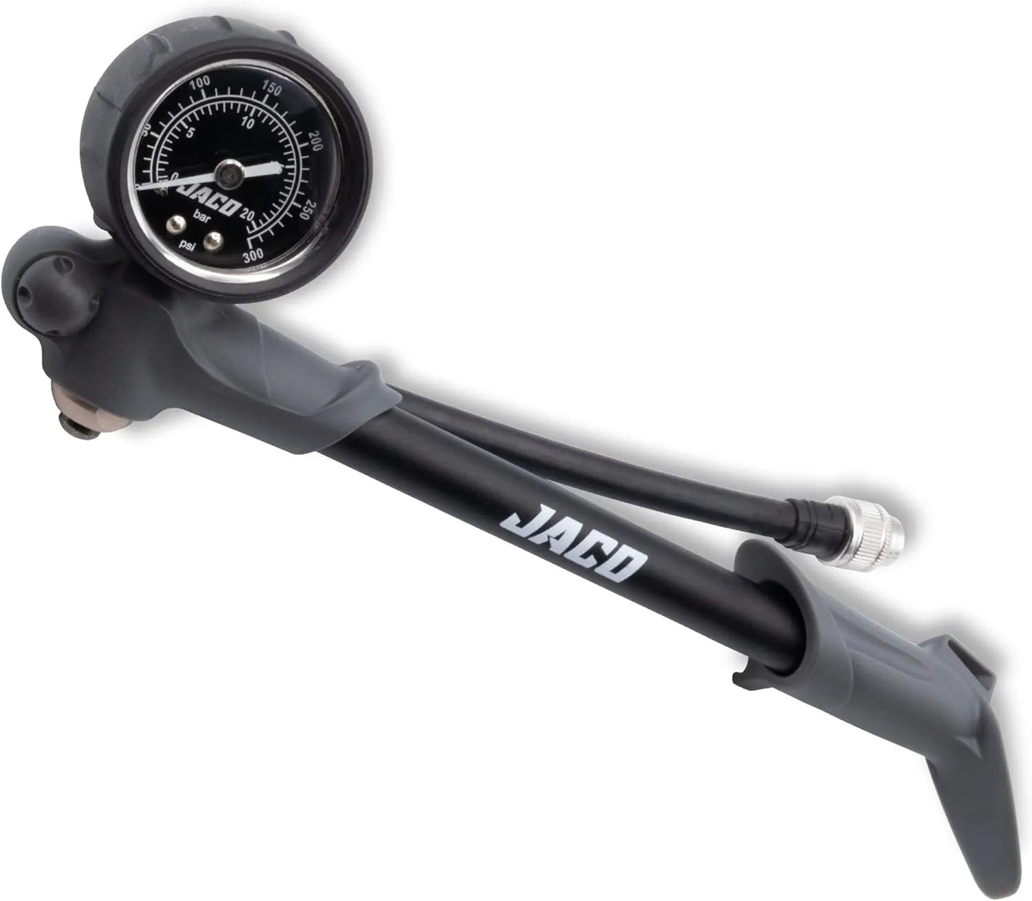 JACO ShockPro MTB Shock Pump - 300 PSI | High Pressure Mountain Bike Air Fork/Shock Pump