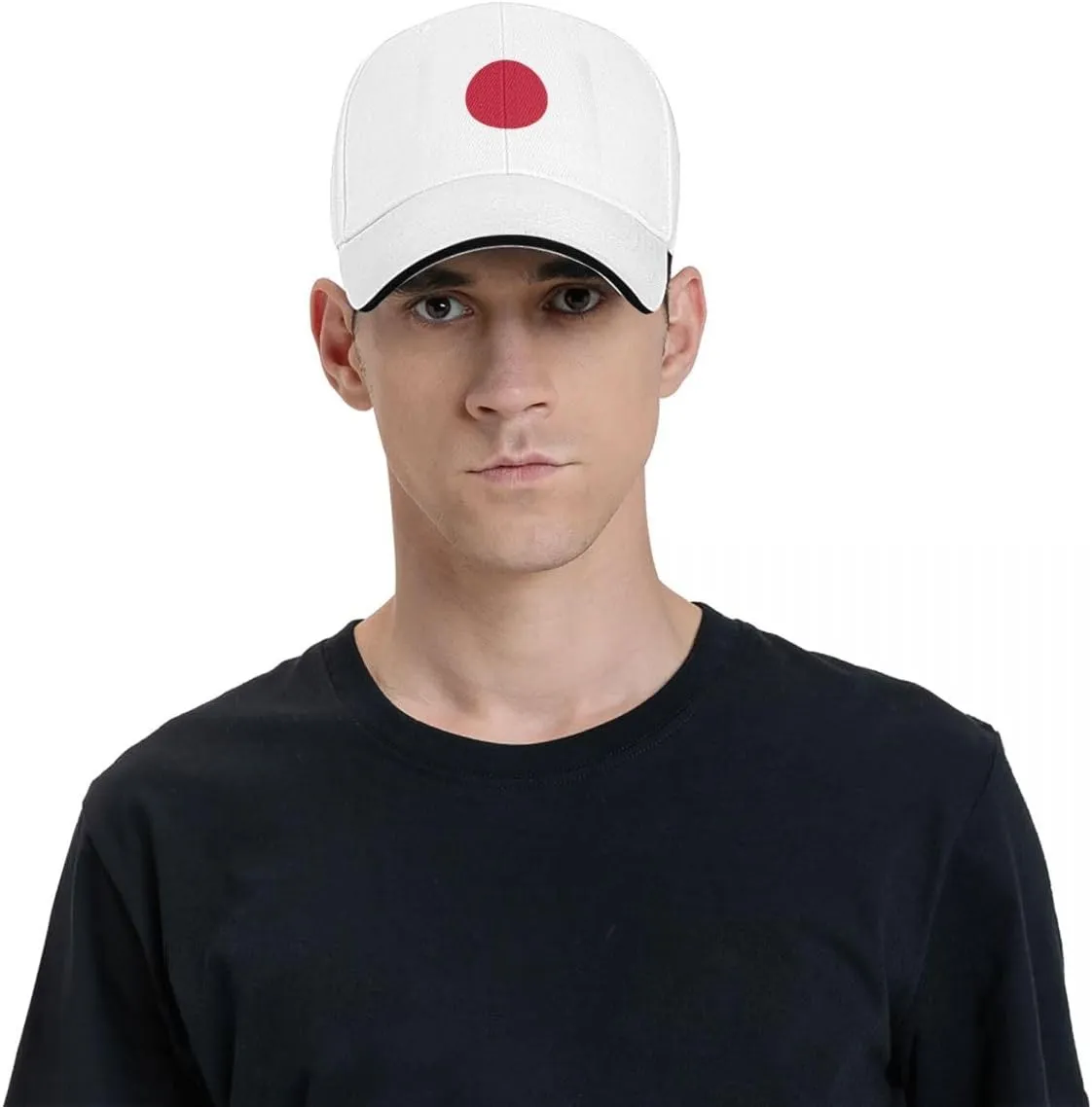 Japan Flag Casual Sandwich Baseball Cap-Adjustable Fit Four Seasons Breathable Lightweight Unisex Hat for Outdoor Activities