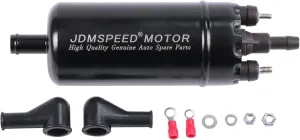 JDMSPEED New Universal Inline High Pressure Fuel Pump 12V Gasoline Fuel Injection Pump Replacement 0580464070 0580453911 0580463017 0580464023
