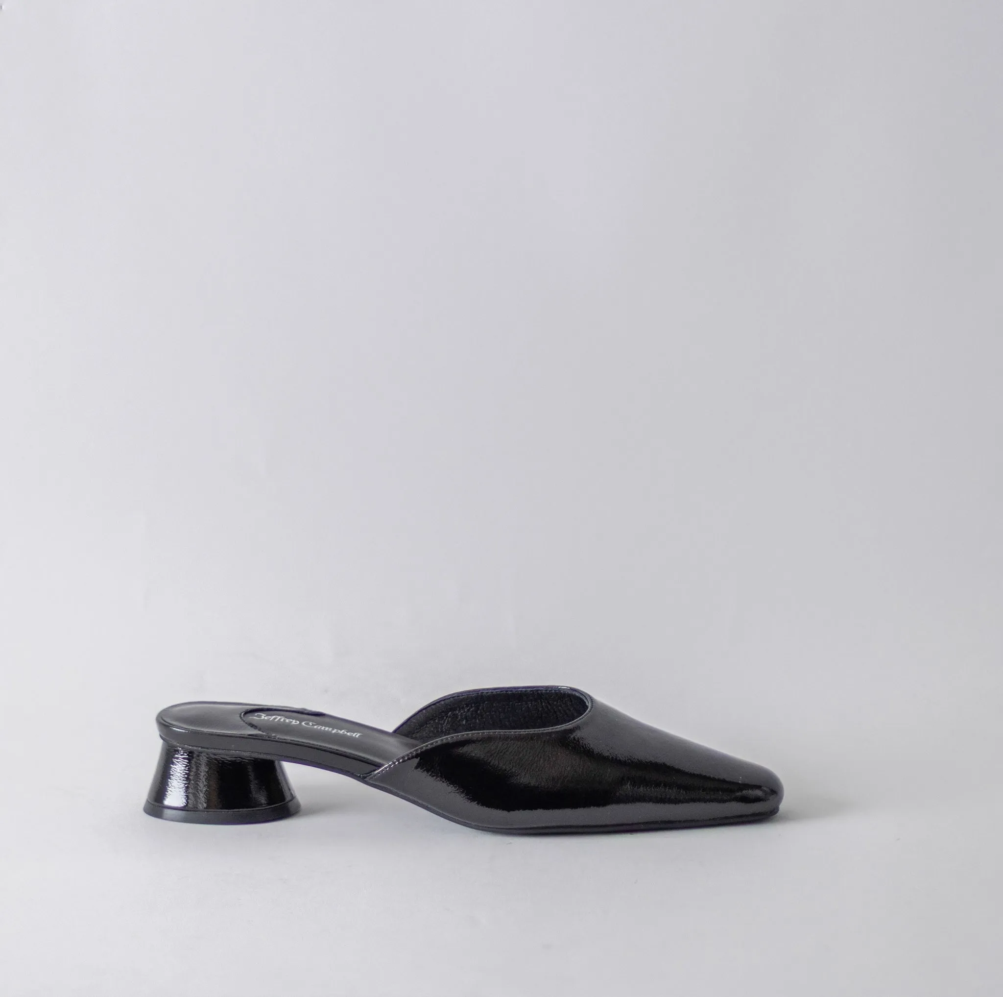 JEFFREY CAMPBELL MOLLY-BLACK CRINKLE PAT