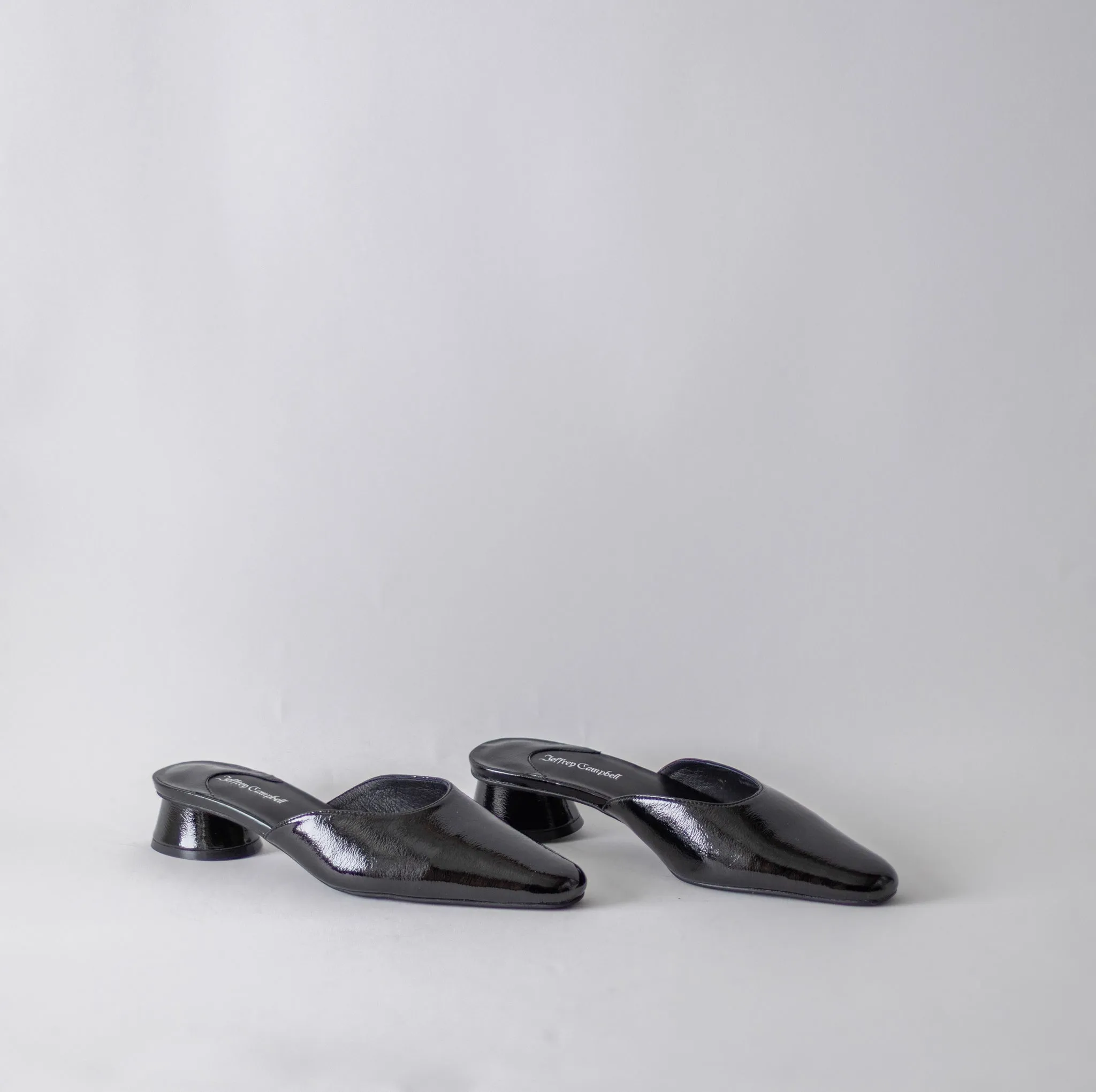 JEFFREY CAMPBELL MOLLY-BLACK CRINKLE PAT