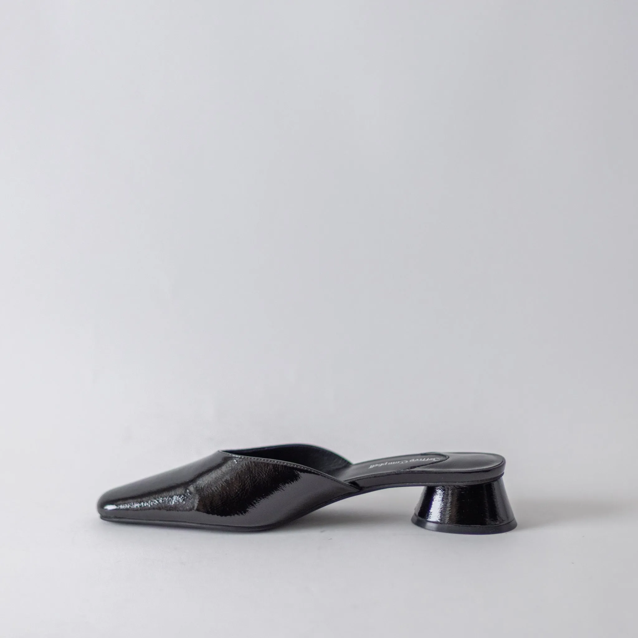 JEFFREY CAMPBELL MOLLY-BLACK CRINKLE PAT
