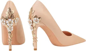 JOEupin Stiletto High Heel Shoes for Women Pointed Closed Toe Classic Slip On Dress Pumps