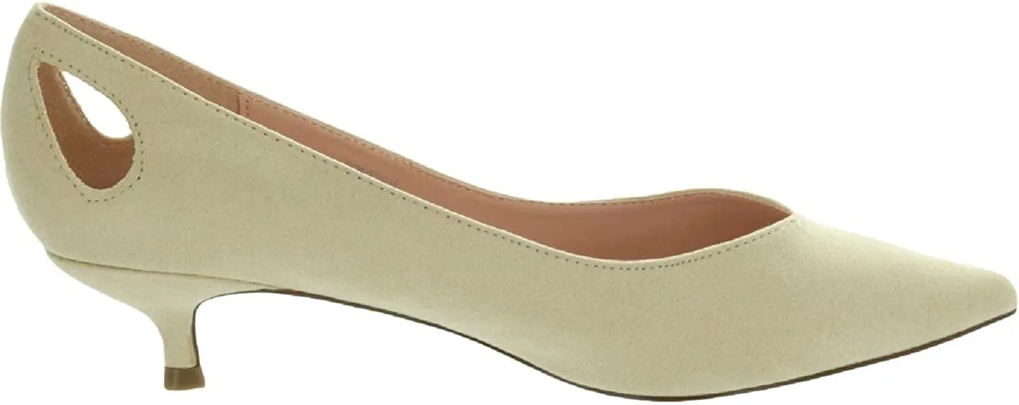 Journee Collection Womens Goldie Kitten Heel Nude, 10 Womens US