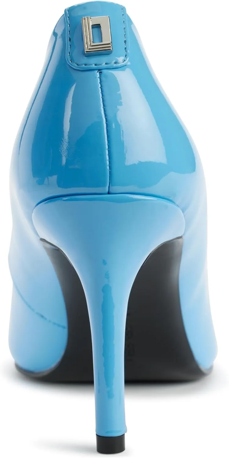 Karl Lagerfeld Paris Women's Cushioned Insole Evening Royale-High Pump
