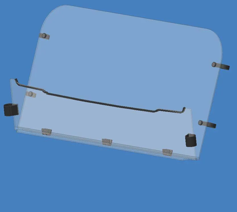 KAWASAKI MULE 4000 2009  Windshield Folding