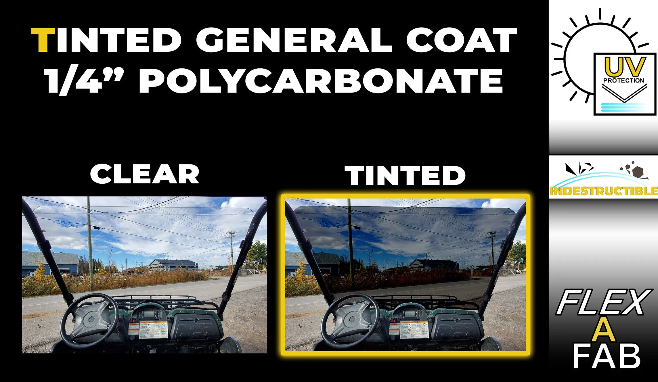 KAWASAKI MULE PRO FX DX 2015  Windshield Combo