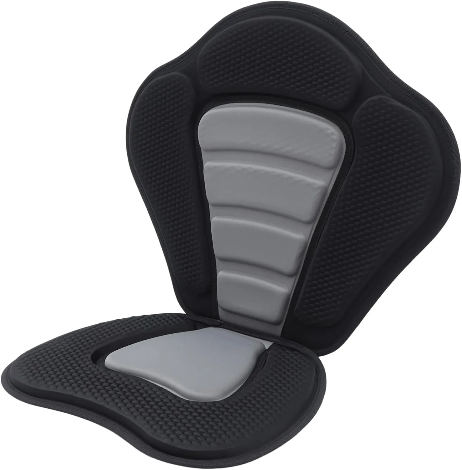 Kayak Seats with Back Support and Storage Bag, Kayak Replacement Seat Deluxe Padded Universal Paddle Board Seat Attachment Sit on Top Cushioned SUP Seat for Inflatable Paddleboards Canoe Seat