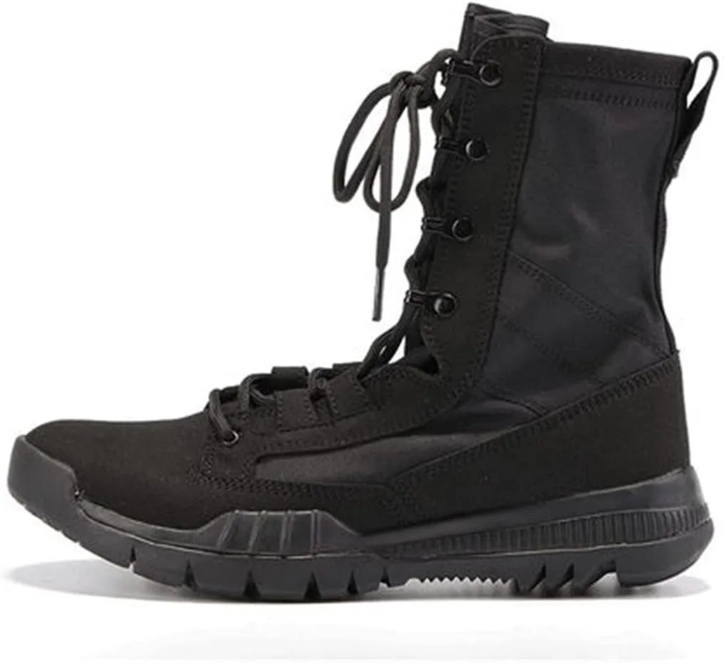 KEHAIOO Men Waterproof Military Tactical Combat Boot, Outdoor Climbing Hiking Boots, Mountain Trekking Shoes