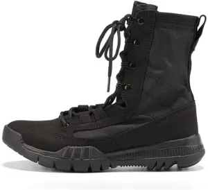 KEHAIOO Men Waterproof Military Tactical Combat Boot, Outdoor Climbing Hiking Boots, Mountain Trekking Shoes