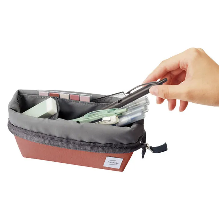 Kokuyo N Storage Pen Case - Terracotta Pink