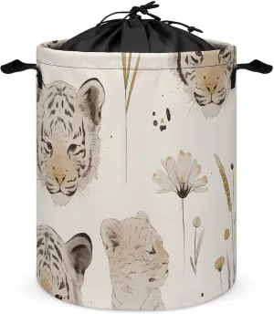 Laundry Hampers, Large Drawstring Laundry Bag, Removable Laundry Bags, Collapsible Storage Bin with Handles for Home Organization, Kids Room, Nursery Adaptation