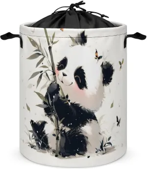 Laundry Hampers, Large Drawstring Laundry Bag, Removable Laundry Bags, Collapsible Storage Bin with Handles for Home Organization, Kids Room, Nursery Fruit